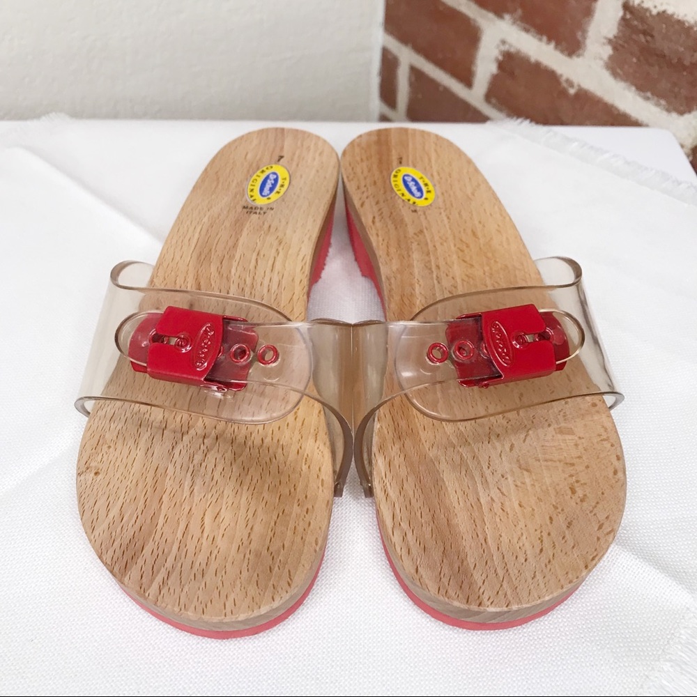 Vintage DR. SCHOLL’S Wood Exercise Sandals - Picture 4 of 8